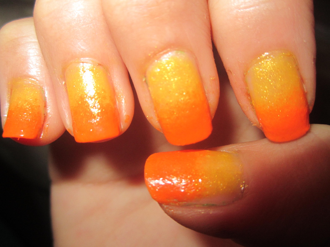 1. Ombre Sunset Nail Art Tutorial - wide 8
